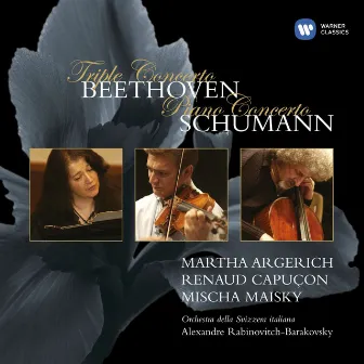 Beethoven: Triple Concerto & Schumann: Piano Concerto by Orchestra della Svizzera Italiana