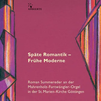 Reger, Schmidt, Jarnach, David & Reda: Organ Works by Roman Summereder