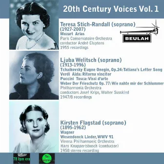 20th Century Voices, Vol. 1 by Paris Conservatoire Orchestra