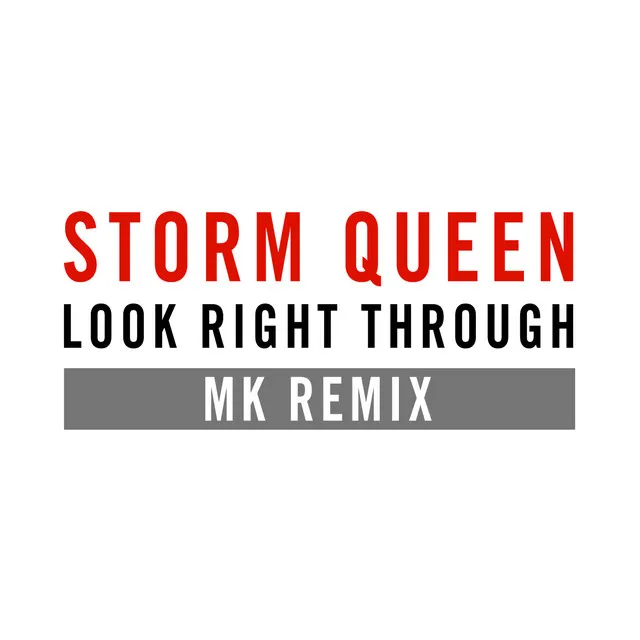 Look Right Through - MK Vocal Edit