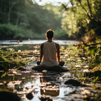 Meditación Acuática: Serenidad Fluyente Junto Al Agua by Naturaleza nativa americana