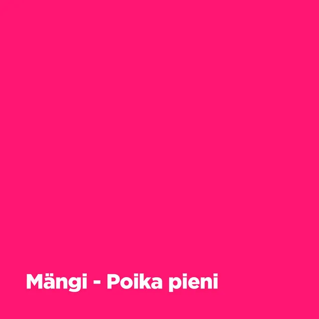 Poika Pieni