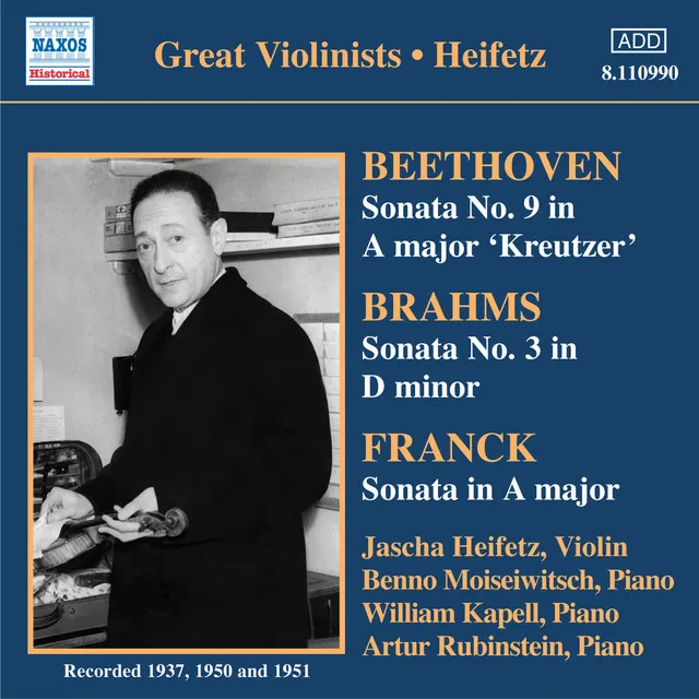 Violin Sonata No. 9 in A Major, Op. 47 "Kreutzer": I. Adagio sostenuto - Presto