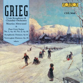 Grieg, E.: Symphonic Dances / From Holberg's Time / 2 Elegiac Melodies / Peer Gynt Suites Nos. 1 and 2 / Norwegian Dances by Maurice Abravanel