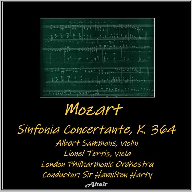 Sinfonia Concertante in E-Flat Major, K. 364: III. Presto