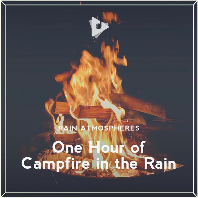 Soft Crackling Rain Campfire