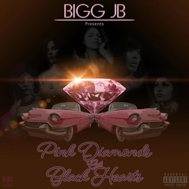 Pink Diamonds Cut Black Hearts