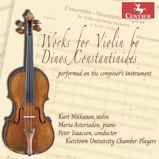 Constantinides: Works for Violin