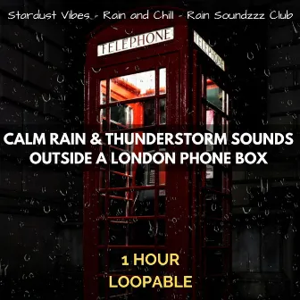 Calm Rain & Thunderstorm Sounds Outside a London Phone Box: One Hour (Loopable) by Rain Soundzzz Club