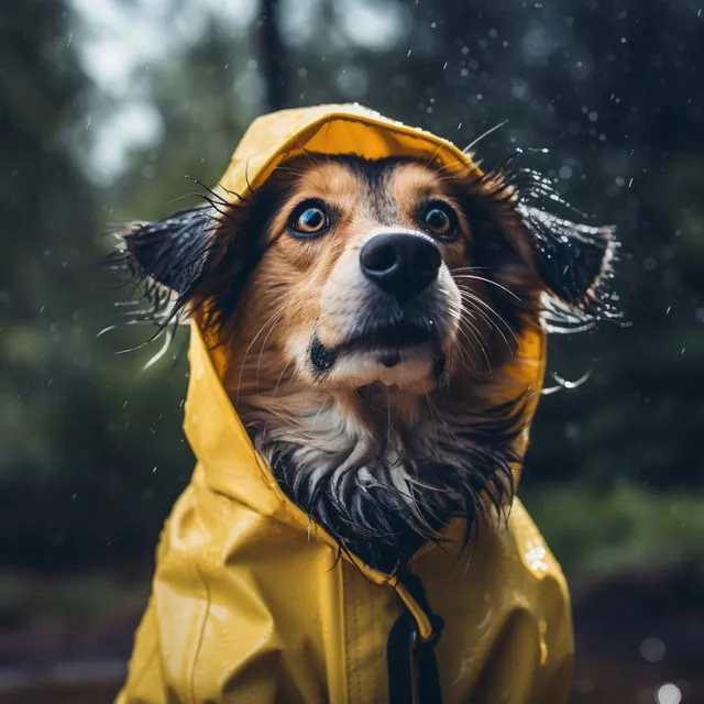 Perros Bajo La Lluvia: Ritmos Juguetones De Salpicaduras