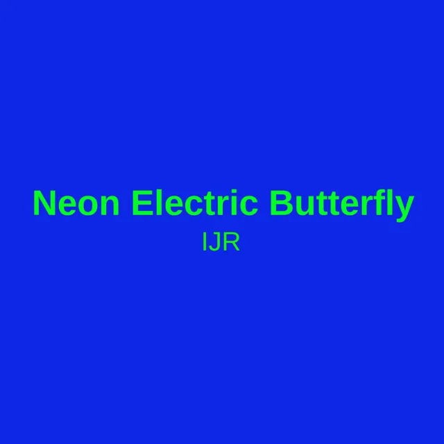 Neon Electric Butterfly