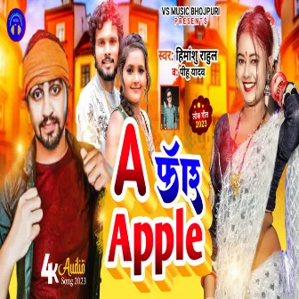 A Four Apple by Pihu Yadav