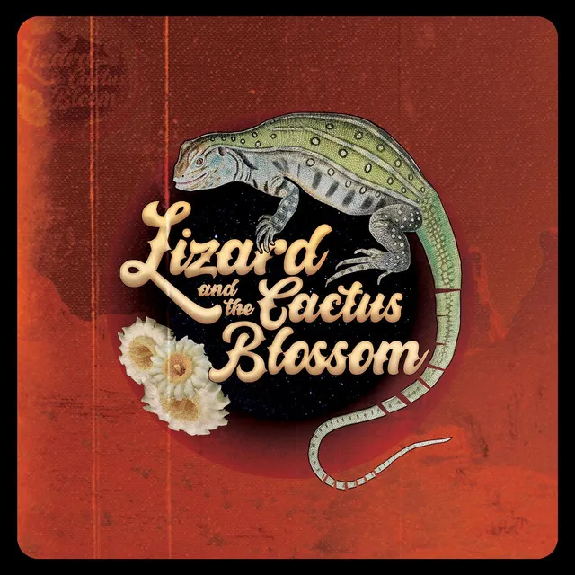 Lizard and The Cactus Blossom