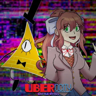 Bill Cipher VS Monika by UBERocity