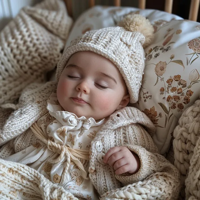 El Bebé Duerme En Un Murmullo Silencioso