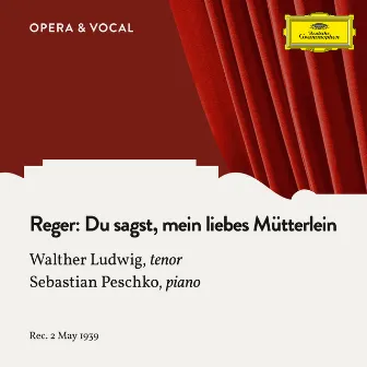 Reger: Du sagst, mein liebes Mütterlein by Walther Ludwig