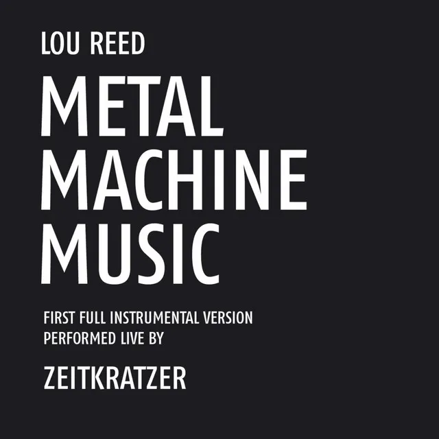 Lou Reed Metal Machine Music