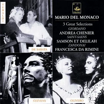 Mario Del Monaco: Selections of Giordano, Saint-Saëns, Riccardo Zandonai by Monte Carlo National Orchestra