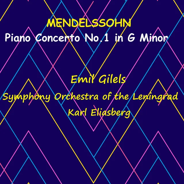 Mendelssohn Piano Concerto No. 1 in G Minor