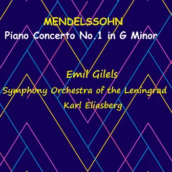 Mendelssohn Piano Concerto No. 1 in G Minor by Karl Eliasberg