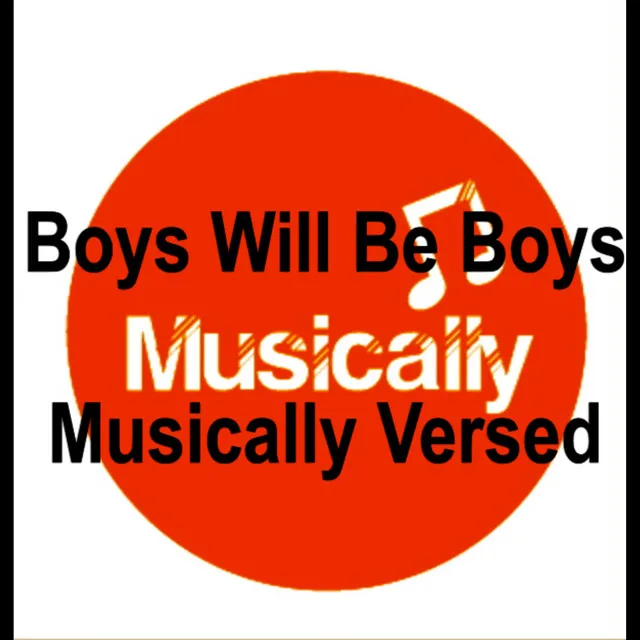 Boys Will Be Boys [Regular Key] - Instrumental