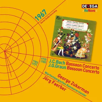 J. C. Bach & J. G. Graun: Bassoon Concertos by George Zukerman