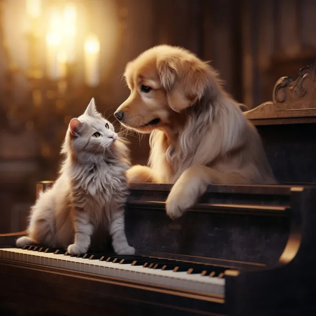 Piano Melodies Playful Pets