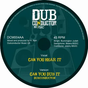 Can You Hear It / Leave All Tings by Dub Conductor