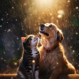 Rain Serenity: Pets Soothing Sounds by Wild Weather