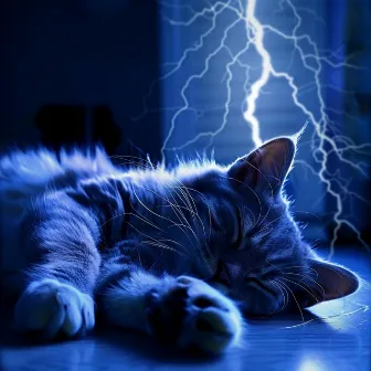 El Trueno Calmante De Los Gatos: Sonidos Pacíficos De Relajación by Relámpagos tormentas eléctricas y sonidos de tormentas de lluvia