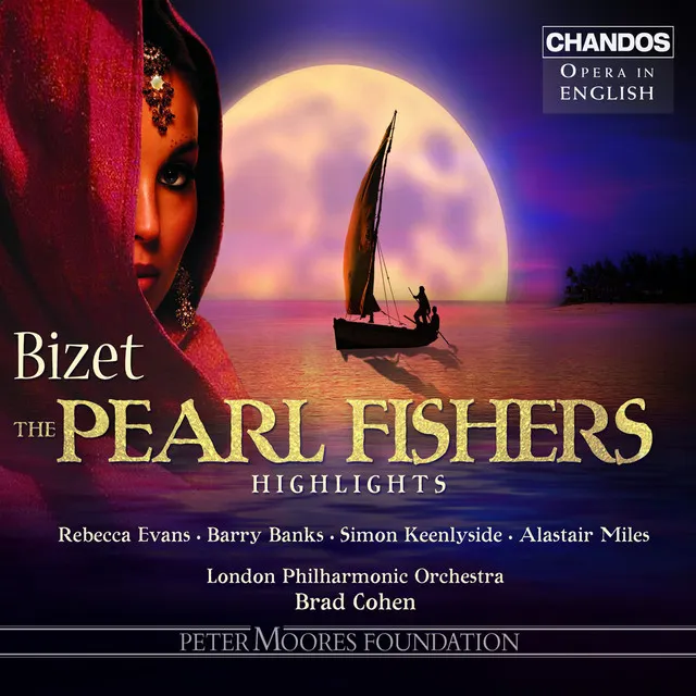 The Pearl Fishers, GB 4, WD 13, Act I Scene 4: Hearing her voice my soul is a cauldron of passion! (Nadir)