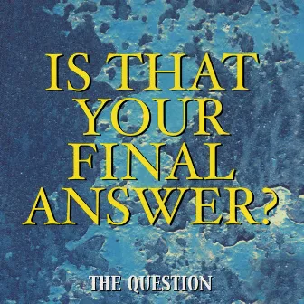 Is That Your Final Answer? by The Question