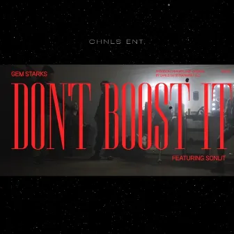 Don't Boost It by Gem Starks