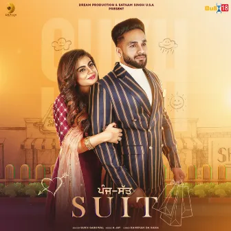 Panjh Sat Suit by Sukh Sabuwal