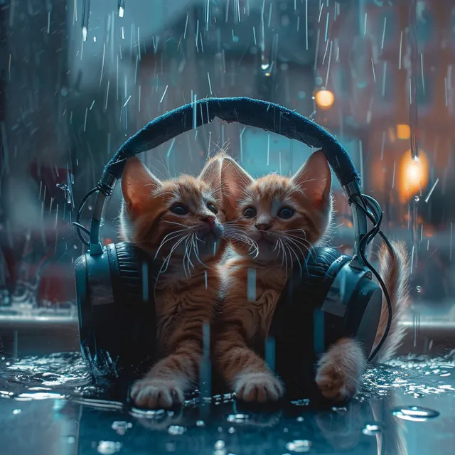 Feline Rain Melody: Soothing Sounds for Cats