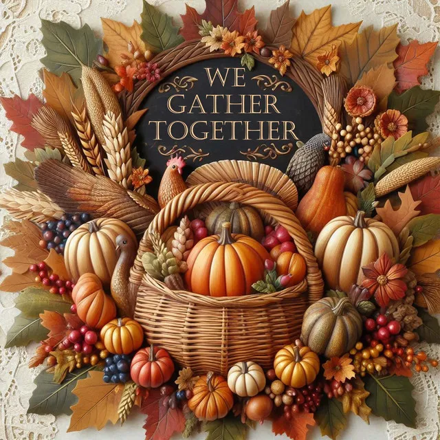 We gather Together (Thanksgiving song, instrumental)