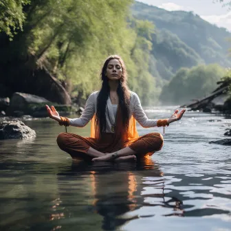 Meditación De Las Aguas Místicas: Melodías De Un Río Sereno by Meditaciones Santiago