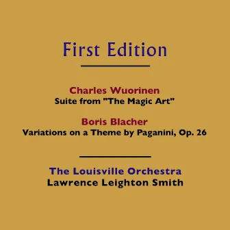 Charles Wuorinen: Suite from 