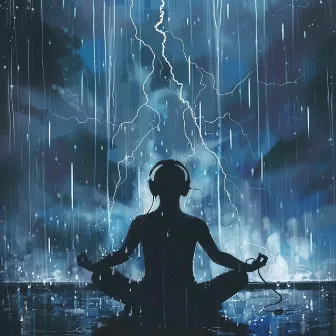 Thunder Zen: Meditation Soundscapes by Light Rain Sounds