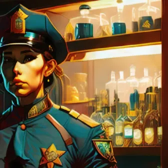 Cops Behind the Bar by Jackson Donavan