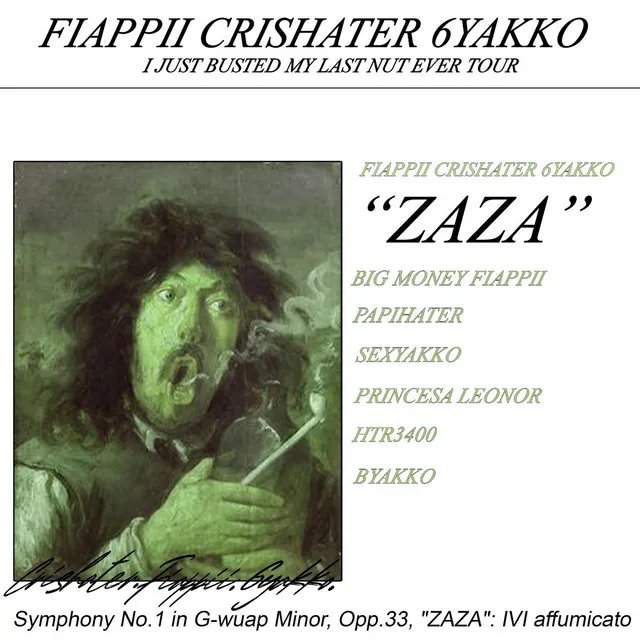 Symphony No.1 in G-wuap Minor, Opp.33, "ZAZA": IVI affumicato