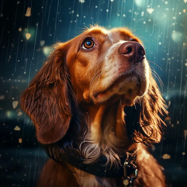 Soothing Raindrops: Music for Canine Bliss