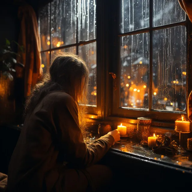 Armonía Del Reflejo De La Lluvia Consciente