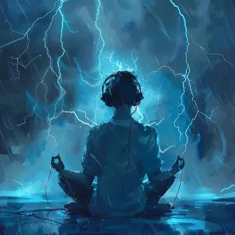 Meditative Thunder: Calming Music Waves by AEO