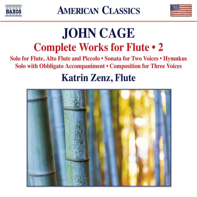 Cage: Complete Works for Flute, Vol. 2