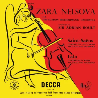 Saint-Saëns: Cello Concerto No. 1; Lalo: Cello Concerto (Adrian Boult – The Decca Legacy III, Vol. 3) by Unknown Artist