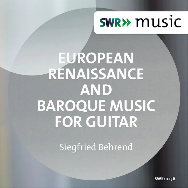 European Renaissance & Baroque Music for Guitar