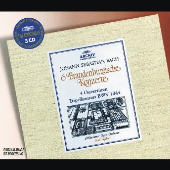 Bach: 6 Brandenburg Concertos; 4 Ouvertures; Tripel Concerto BWV 1044 by Münchener Bach-Orchester