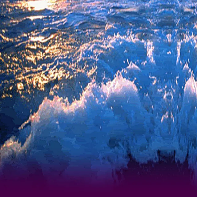 Waves Rushing Upon the Sandy Sea Beach