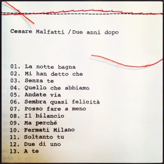 Due anni dopo by Cesare Malfatti